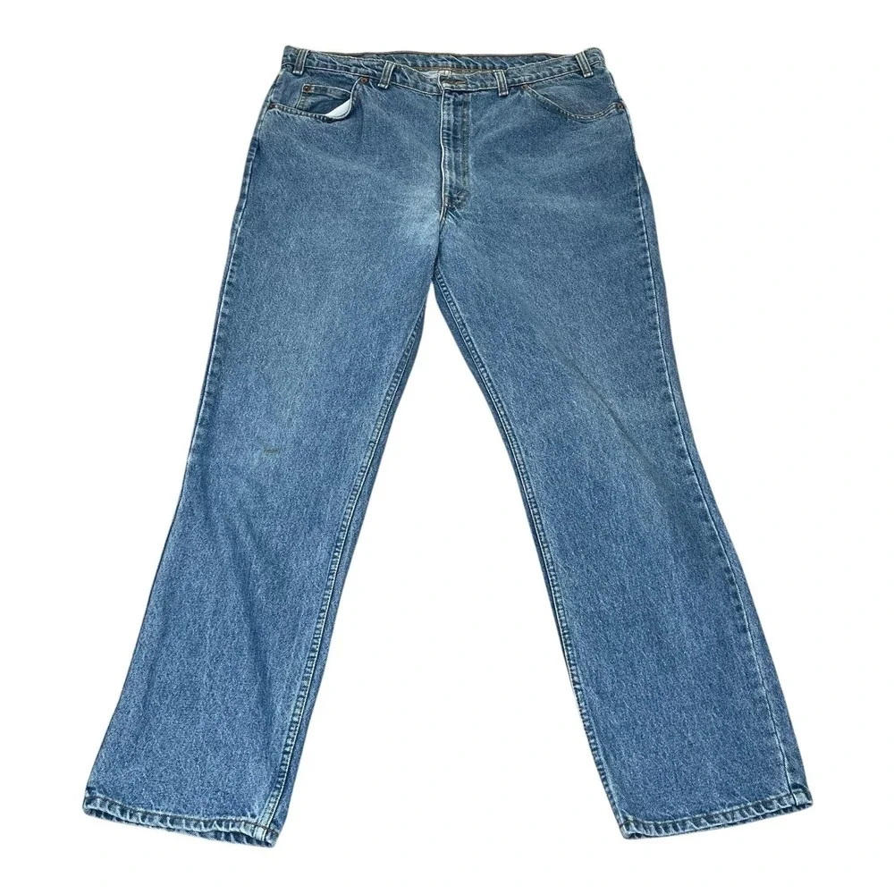 Vintage Levis 619 Orange Tab Jeans Mens 40x32 Fits 37x32 Medium Wash Straight
